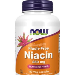 نياسين أقراص NOW Foods Flush-Free Niacin 250 mg Capsules