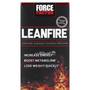 Force Factor LeanFire fat burner fast-acting capsules to weight loss formula 30 vegetable capsules