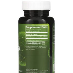 MRM Nutrition Moringa Leaf Capsules to health body 60 Vegan Capsules