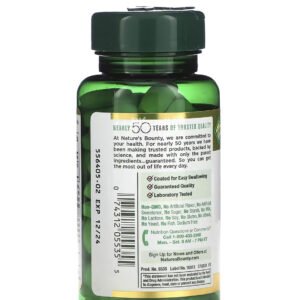 Nature's Bounty Magnesium 500 mg tablet for support bone & muscle health 100 Coated Tablets