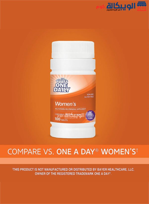 21St Century One Daily Women'S Supplement 100 Capsules 