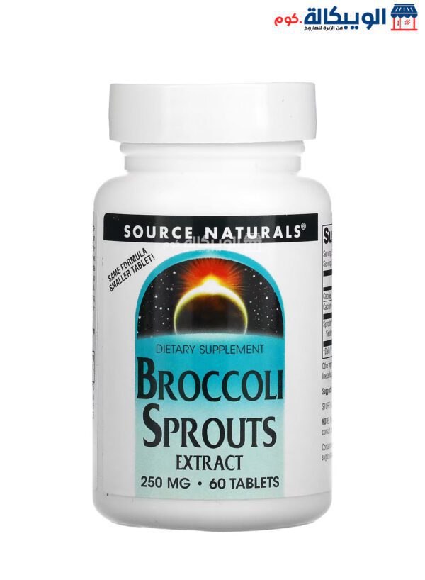 Source Naturals Broccoli Sprouts Extract Tablets To Support Body Health 250 Mg 60 Tablets