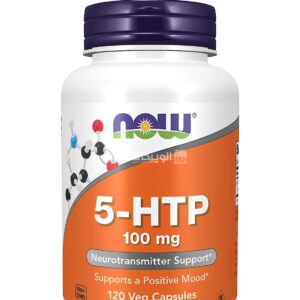 اقراص اتش تي بي 5 NOW Foods 5-HTP 100 mg 120 Veg Capsules