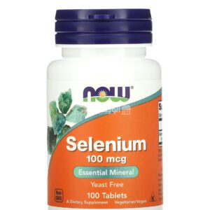 برشام سيلينيوم من ناو فودز يدعم جهاز المناعة 100 مكجم 100 اقراص - NOW Foods Selenium