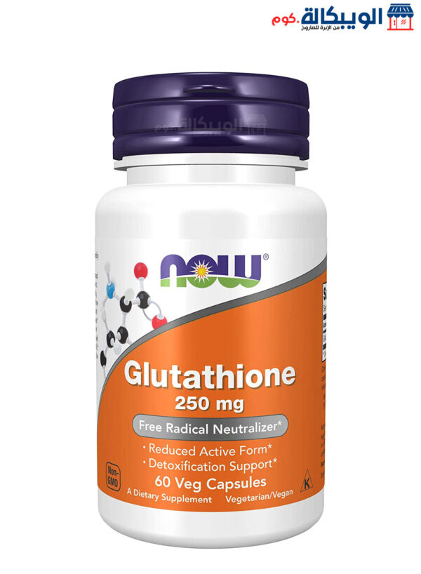 Now Foods Glutathione Capsules For Support Overall Health And Immune System Health 250 Mg 60 Veg Capsules 