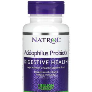 Natrol Acidophilus Probiotic 1 Billion Capsules for support Digestive health 100 Capsules