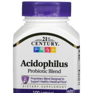 21st Century Probiotic Acidophilus Blend Capsules for support Digestive health 100 Capsules