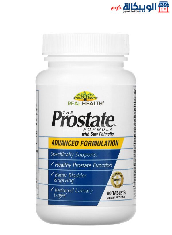 Real Health Prostate Formula Saw Palmetto Capsules For Promote Healthy Prostate Function 90 Capsules