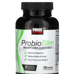 Force Factor ProbioSlim weight Loss Capsules for weight control and support digestive 120 Capsules