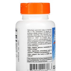 Doctor's Best Alpha Lipoic Acid  antioxidant protection 600 mg  60 Veggie Caps