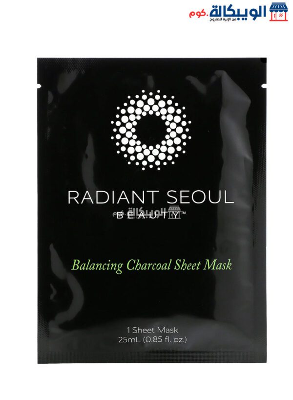 Radiant Seoul Beauty Balancing Charcoal Sheet Mask