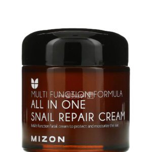كريم الحلزون للبشرة من ميزون 2.53 أونصة سائلة (75 مل) - Mizon All In One Snail Repair Cream 2.53 fl oz (75 ml)