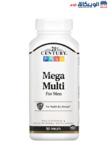 21St Century Mega Multi For Men Tablets Multivitamin &Amp; Multimineral For Support Overall Health 90 Tablets Mega Multi For Men