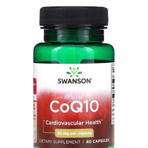 سوانسون co q10 حبوب 30 ملجم 60 كبسولة Swanson CoQ10 30 mg