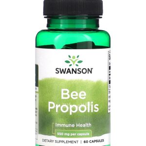 سوانسون حبوب بي بروبوليس 550 مجم 60 كبسولة Swanson Bee Propolis 550 mg