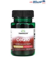 سوانسون كبسولات كو انزيم كيو 10 عالي الفعالية 100 مجم 50 كبسولة هلامية Swanson Coq10 High Potency 100 Mg