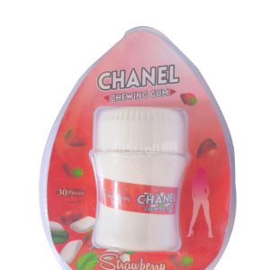 لبان chanel شانيل لزيادة الرغية للنساء برطمان 30 قطعة بطعم الفراولة chewing gum
