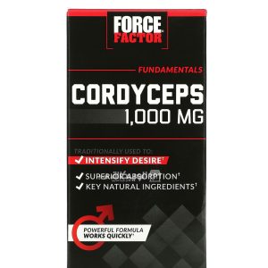 فورس فيكتور حبوب كورديسيبس 500 ملجم 60 كبسولة Force Factor Cordyceps 500 mg