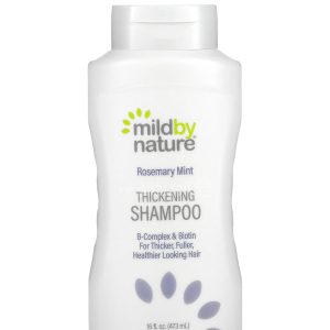 مايلد باي ناتشور شامبو مكثف للشعر بمركب B والبيوتين نعناع إكليل الجبل (473 مل) Mild By Nature Thickening Shampoo B-Complex & Biotin Rosemary Mint