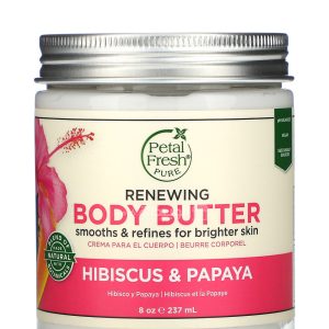 بيتال فريش زبدة الجسم بالكركديه والبابايا لترطيب الجسم (237 مل) Petal Fresh Renewing Body Butter Hibiscus & Papaya