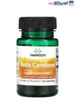 سوانسون حبوب البيتا كاروتين لصحه ونضارة البشرة 10000 وحدة دولية 100 كبسولة هلامية Swanson Beta Carotene 10,000 IU (3,000 mcg RAE)