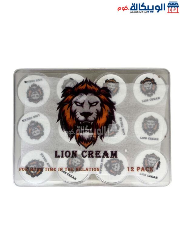Lion Cream Premature Ejaculation Cream For Men - 12 Pieces