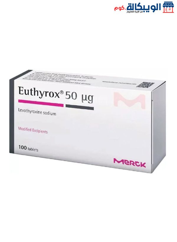 Euthyrox 50 Mcg Tablets To Treat Hypothyroidism 100 Tablets