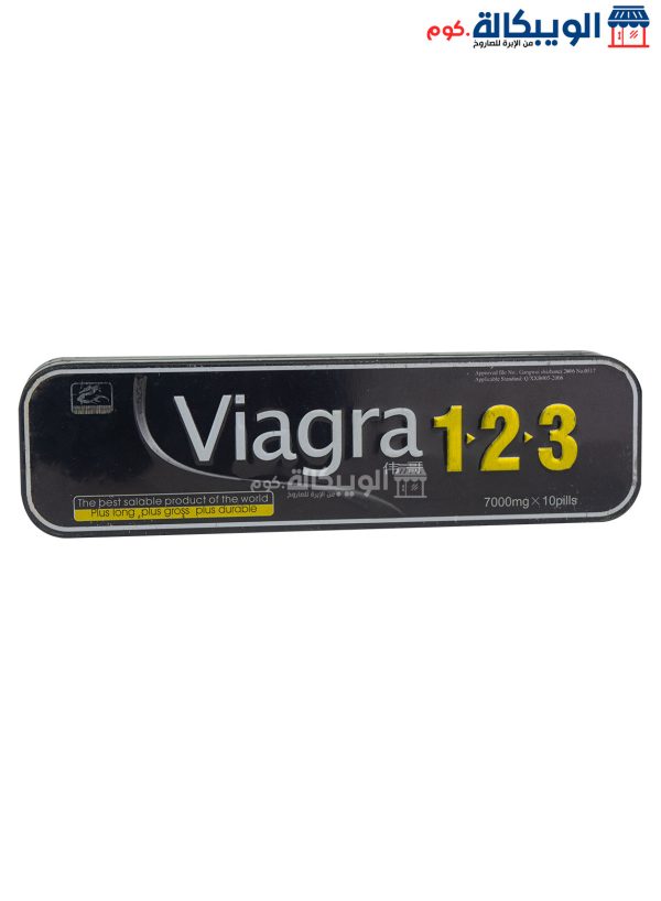 حبوب فياجرا 123 مسطرة للرجال 10 اقراص Viagra 123