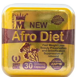 Afro Diet slimming capsules to Burn Fats 30 Slimming Capsules