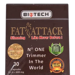 Fat Attack for Weight Loss 30 capsules Biotech