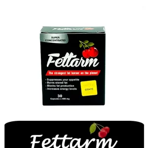Fettarm Caps Black to burn fat and lose weight 30 Capsules