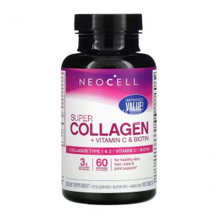 Super Collagen + Vitamin C & Biotin tablets