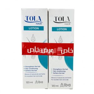 Tola Hair Lotion 120Ml To Strengthen Hair *2 Pieces Offer