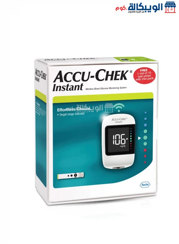 جهاز اكوا تشيك انستانت لقياس نسبة السكر في الدم Accu-Chek Instant Monitoring System