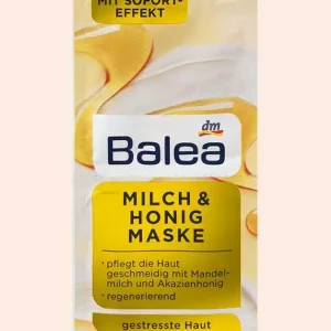 Balea Milk and Honey Mask Nourishes and Moisturizes The Skin