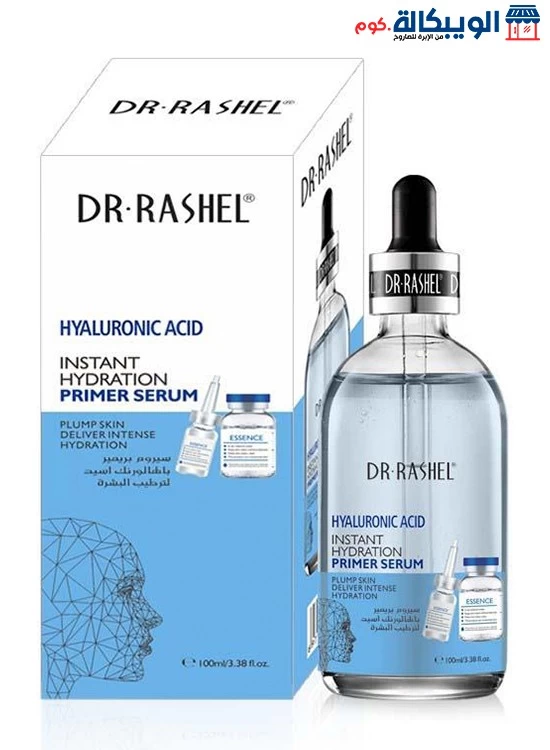 سيروم هيالورونيك اسيد دكتور راشيل للتخلص من البقع الداكنة والتجاعيد - Dr Rashel Hyaluronic Acid Instant Hydration Primer Serum For Anti Aging &Amp; Dark Spots