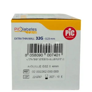 Insulin Needles for Bic Insulin Pen, 4 Ml, 100 Needles