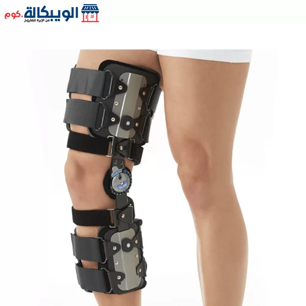 ركبة مفصلية بعداد من دكتور ميد الكورية Post-Operative Rom Knee Brace With Dial Pin Lock Adjustable Length