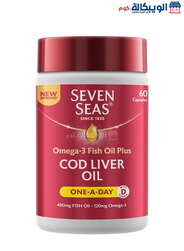 Seven Seas Omega-3 Tablets Cod Liver Oil 60 Caps To Support Body Health