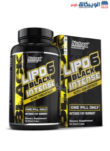 ليبو 6 بلاك الاصلي للتخسيس 60 كبسولة Lipo-6 Black Intense Nutrex Research ليبو 6 بلاك الاصلي للتخسيس