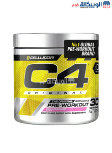 المكمل الغذائي C4 ما قبل التمرين Cellucor Cellucor C4 Original Pre Workout 30 Serving 195G Pink Lemonade المكمل الغذائي C4