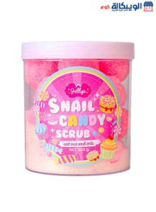 Jellys Snail Candy Scrub 3 In 1 Spa Mask Soap Brighten Smooth Skin Aura 300G