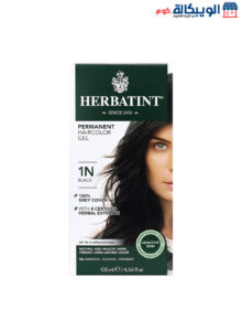 صبغة هيرباتنت للشعر درجة 1 N لون أسود Herbatint, Permanent Haircolor Gel, 1N, Black, 4.56 Fl Oz (135 Ml) صبغة هيرباتنت Herbatint