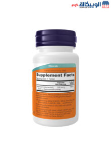 أقراص السيلينيوم المضادة للأكسدة - Now Foods, Selenium, 100 Mcg, 100 Tablets أقراص السيلينيوم
