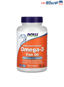 Omega-3 Fish Oil 1000Mg, 200 Softgels, Now Food Omega-3 Fish Oil 1000Mg, 200 Softgels, Now Food