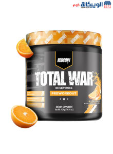 Total War Pre-Workout 424G 30 Servings, Orange Crush, Redcon1 Total War Pre-Workout 424G 30 Servings, Orange Crush, Redcon1