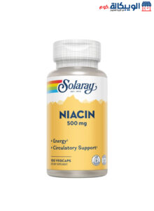 Solaray Niacin 500Mg, 100 Veg Caps Solaray Niacin 500Mg, 100 Veg Caps