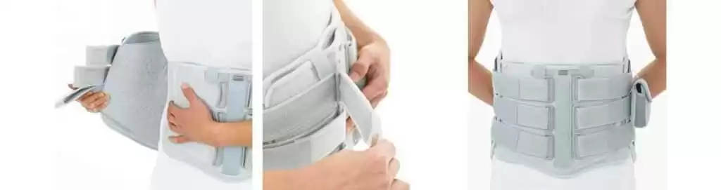 حزام فقرات الظهر القطنية والعجزية مع نظام ضغط قابل للنفخ من دكتور ميد الكورية Lso Brace With Inflatable Compression System طريقة ارتداء جبيرة الظهر للفقرات القطنية والعجزية