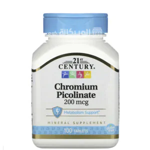 حبوب الكروميوم للتخسيس 21st Century Chromium Picolinate