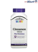 حبوب القرفة والكروم 21st Century Cinnamon plus Chromium